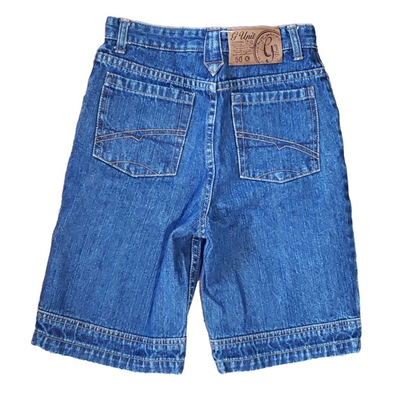 G-Unit Boy’s Casual Solid Blue Summer Denim Jean Shorts - Picture 2 of 2